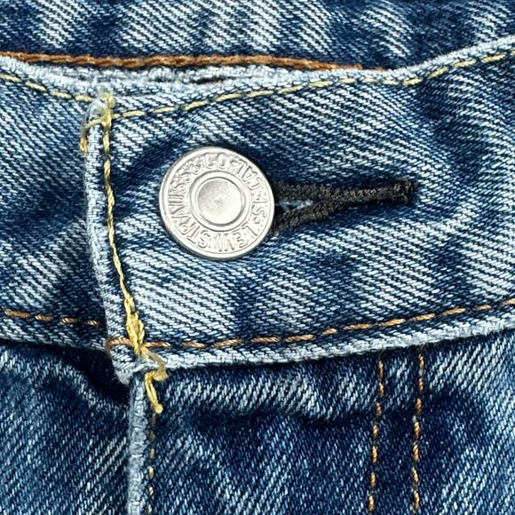 Levis 550 Jeans Men 35x32 Worn Relaxed Tapered Y2K Streetwear Classic Dad Norm - Picture 5 of 16